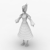 女人-角色人体-女人-VR/AR模型-3D城