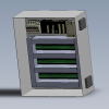 OMRON PLC WITH CABINET-建筑-设施-工业CAD模型-3D城