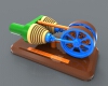Stirling engine-工业设备-零部件-工业CAD模型-3D城