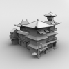 古代客栈-建筑-古建筑-VR/AR模型-3D城