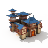 古代客栈-建筑-古建筑-VR/AR模型-3D城