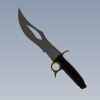knife-军事-武器-工业CAD模型-3D城