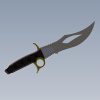 knife-军事-武器-工业CAD模型-3D城