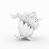 LOL LuluDragon模型-角色人体-角色-VR/AR模型-3D城