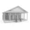 别墅-建筑-基础设施-VR/AR模型-3D城