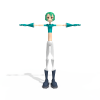 卡通女孩-角色人体-角色-VR/AR模型-3D城