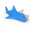 头上有激光武器的鲨鱼-游戏&玩具-3D打印模型-3D城