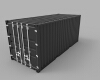 20ft-shipping-container-建筑-其它-工业CAD模型-3D城