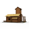 老房子-建筑-基础设施-VR/AR模型-3D城
