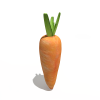 胡萝卜-文体生活-蔬菜-VR/AR模型-3D城