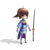 24407 小萝莉-角色人体-角色-VR/AR模型-3D城