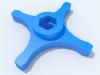 4-Star Knob for M8 Hex Nut fixed for print-小工具-3D打印模型-3D城