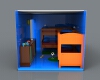 Children bedroom-建筑-卧室-工业CAD模型-3D城