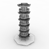 古塔-文体生活-艺术品-VR/AR模型-3D城