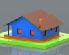 The house-建筑-室外建筑-工业CAD模型-3D城
