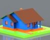 The house-建筑-室外建筑-工业CAD模型-3D城