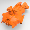 盖伦特战列舰万王宝座-首饰-3D打印模型-3D城
