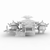 鹿鼎记建筑-建筑-其它-VR/AR模型-3D城