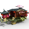 鹿鼎记建筑-建筑-其它-VR/AR模型-3D城