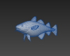 大头鳕-动植物-鱼类-VR/AR模型-3D城
