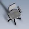 office-arm-chair-建筑-办公-工业CAD模型-3D城