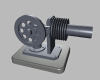 horizontal-stirling-engine-工业设备-零部件-工业CAD模型-3D城