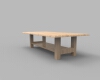 walnut-coffee-table-建筑-家具-工业CAD模型-3D城