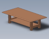 walnut-coffee-table-建筑-家具-工业CAD模型-3D城