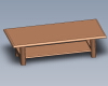 walnut-coffee-table-建筑-家具-工业CAD模型-3D城