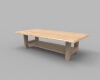 walnut-coffee-table-建筑-家具-工业CAD模型-3D城
