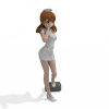 凉宫春日朝比奈护士装-角色人体-角色-VR/AR模型-3D城