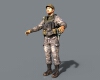 野战部队-角色人体-男人-VR/AR模型-3D城