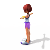 凯丽-角色人体-角色-VR/AR模型-3D城