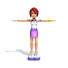 凯丽-角色人体-角色-VR/AR模型-3D城