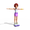 凯丽-角色人体-角色-VR/AR模型-3D城