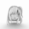 卡通MM头-角色人体-角色-VR/AR模型-3D城
