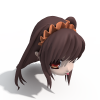 卡通MM头-角色人体-角色-VR/AR模型-3D城