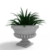 花园花瓶-动植物-盆栽-VR/AR模型-3D城