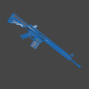 ar-10-battle-rifle-军事-枪炮-工业CAD模型-3D城