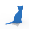 文艺猫-艺术-3D打印模型-3D城