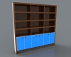 A bookcase-建筑-其它-工业CAD模型-3D城