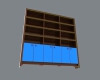 A bookcase-建筑-其它-工业CAD模型-3D城