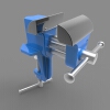 Vise-工业设备-零部件-工业CAD模型-3D城