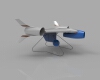 vtol-3-motor-drone-2x127-mm-and-110-mm-edf-first-configuration-科技-其它-工业CAD模型-3D城