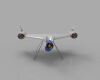 vtol-3-motor-drone-2x127-mm-and-110-mm-edf-first-configuration-科技-其它-工业CAD模型-3D城