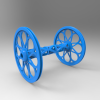 玛雅工艺车轮 - 拉齐雨滴-DIY-3D打印模型-3D城