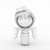 卡通铅笔弹-角色人体-角色-VR/AR模型-3D城