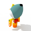 卡通铅笔弹-角色人体-角色-VR/AR模型-3D城