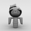 卡通铅笔弹-角色人体-角色-VR/AR模型-3D城