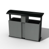 垃圾箱-角色人体-女人-VR/AR模型-3D城
